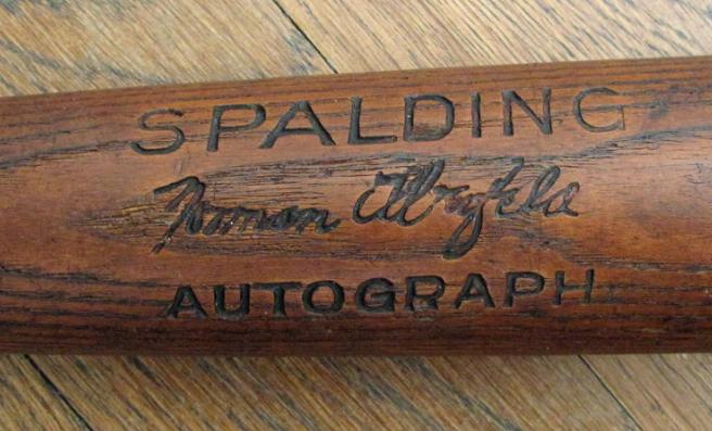 1900 AG Spalding Autograph Baseball Bat